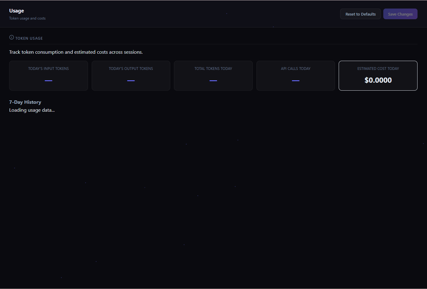 Usage tracking